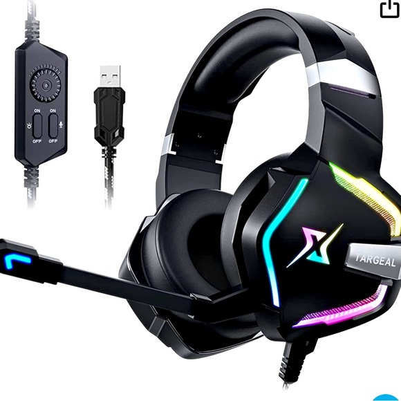 targeal Video Games & Consoles Gaming Headset With Microphone For Pc Ps5 Ps4 Switch Laptop